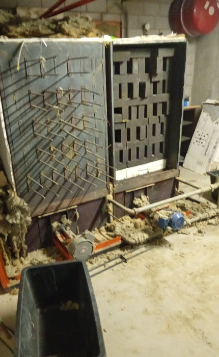 Demontage Wärmepumpeneinbau