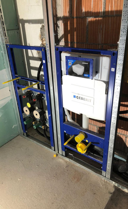 Arbeitsansichten Wärmepumpeneinbau